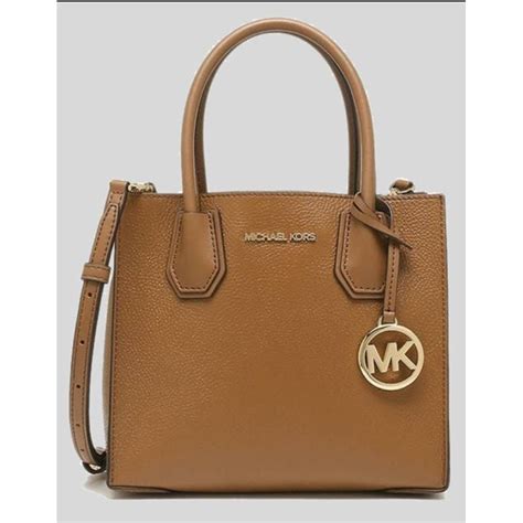 michael michael kors camden leather crossbody bag|Michael Kors pebbled leather handbags.